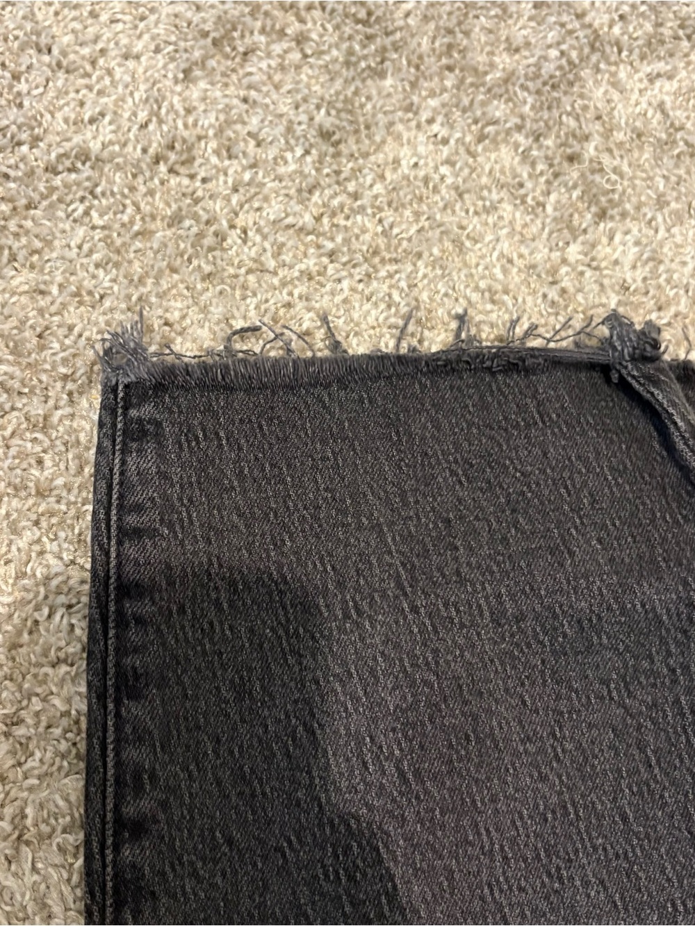 Madewell Men's Black Bootcut Jeans - Slightly Faded Finish - Picture 4 of 5